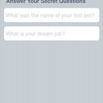 answer secret questions to reset apple id password