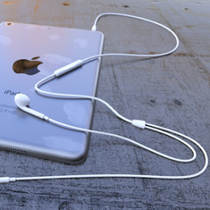 apple earpods connected to iphone