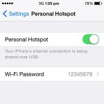 enable iphone persnoal hotspot feature