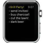 expanded apple watch note view