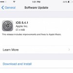 ios 8.4.1 update screen