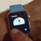 dialing facetime call on apple watch