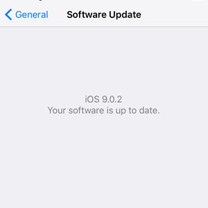 ios 9.0.2 software update