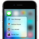 iphone 6s 3d touch messages app menu