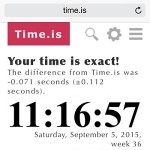iphone clock accuracy test