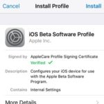 install ios 10 Beta Software Profile