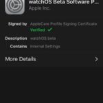 install watchos 3 beta software profile