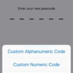iphone available password types