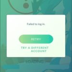 pokemon go log in error screen