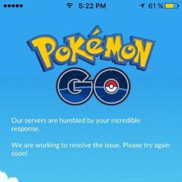 pokemon go server overload issue