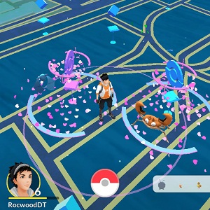 pokestops with active lure modules