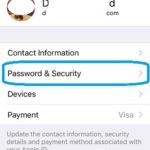 apple id password and security settings