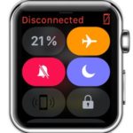 apple watch control center buttons