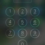 iphone pin code insert prompt