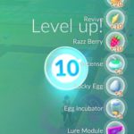 lucky egg reward for reaching Pokemon go level 10