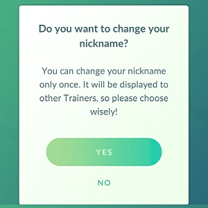 pokemon go nickname change confirmationpokemon go nickname change confirmation