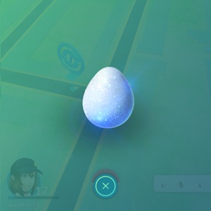 throwing lucky egg on pokemon go map
