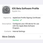 iOS 10 Developer Beta Software Profile