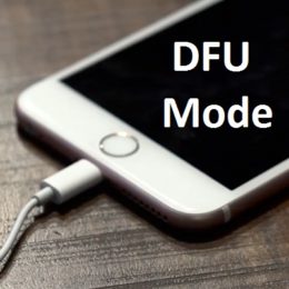 iPhone 7 in DFU Mode
