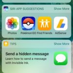 organize iOS 10 widgets