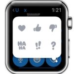 apple watch message tapback feature