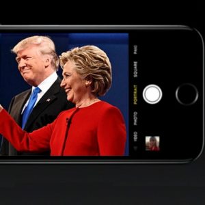 Clinton vs Trump debate live on iPhone