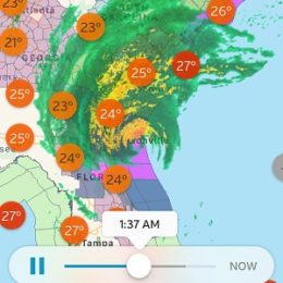 hurricane matthew weather radar on iphone