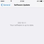iOS 10.1.1 running on iphone