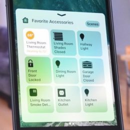 remote controlling home accessories from control center