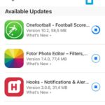  Aktualizovat vše App store možnost