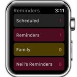 watchos 3 reminders app