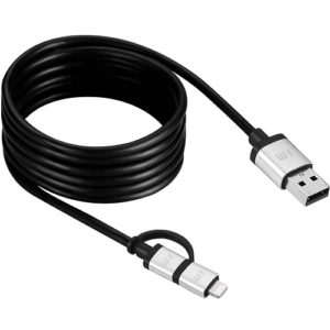 AluCable Duo Lightning and micro-USB Connector