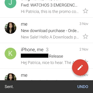 Undo Send Gmail feature
