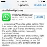 whatsapp messenger video call update
