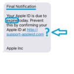 apple id phishing telltale signs