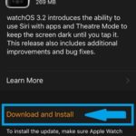 download and install watchos 3.2