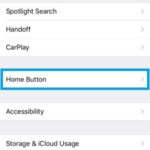 ios 10 home button settings