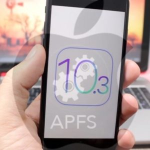 ios 10.3 apfs on iphone