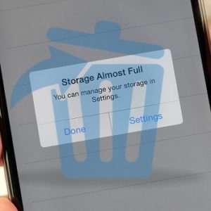 iphone storage almost full prompt