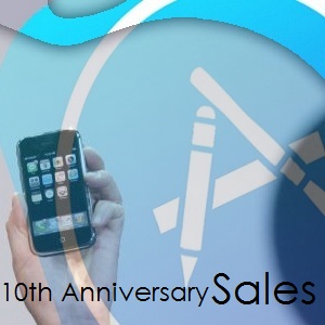 10th iPhone anniversary App Store sales.