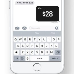 Apple Pay Cash payment via iMessage