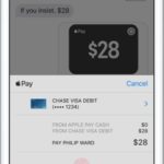 confirm person to person apple pay with touch ID