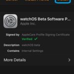 install watchos 4 beta software update profile
