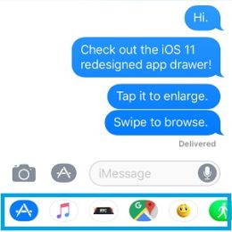 ios 11 redesigned app drawer screen