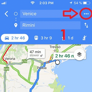 avoid tolls with google maps
