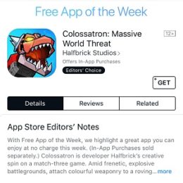 colossatron free app of the week