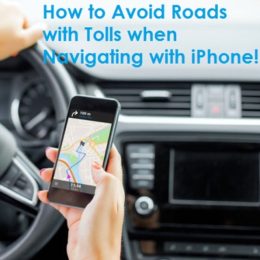 driving while navigating with iphone