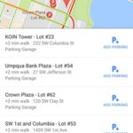 google maps parking suggestions
