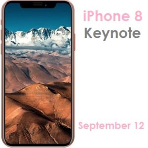 iphone 8 september 12 keynote
