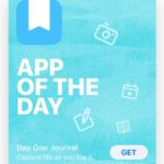 day one journal app of the day